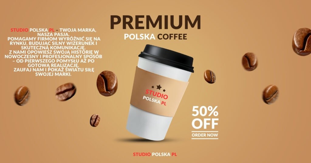 Brown Premium Coffee Facebook Ad